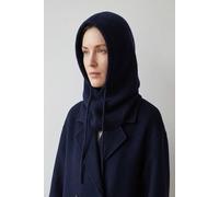 Vellin Women's Soft Plain Knitted Balaclava Hood-2-in-1 Hat & Scarf in Navy Vellin Navy One Size