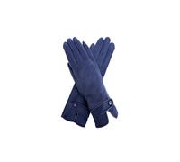 Vellin Women's Soft-Touch Button-Detail Gloves in Navy Vellin Navy One Size