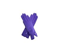 Vellin Women's Soft-Touch Button-Detail Gloves in Purple Vellin Purple One Size
