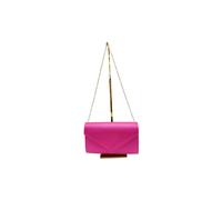 Vellin Women's Textured Envelope Clutch Bag with Gold Chain Strap in Fuchsia Vellin Fuchsia One Size