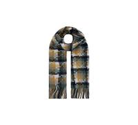 Vellin Women's Wool-Blend Pixel Pattern Oversized Scarf in Green
