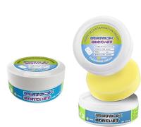 Vellivar White Shoe Cleaning Cream with Sponge, White Trainer Cleaner Sneaker Whitener for Trainers Cleaning Multi Purpose Stain Remover Waterless Cream White Shoe Cleaner for Canvas Trainers Sneaker