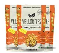 Vellobites Multi Pack Salt & Pepper (3X50g) -Healthy snack-Popped Lotus Seeds,Fox nuts, Makhana | guilt-free crunch|High Protein| Low calories|No Trans-fat (Peri-Peri)