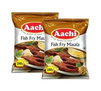 Vellomart Aachi Fish Fry Masala 100G x 2 - Authentic Indian Spices, Quick & Easy Fish Seasoning, Rich Flavor, Perfect for Home Cooking