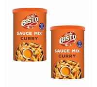 Vellomart Bisto Curry Sauce Mix 185g x 2 - Rich Flavour, Quick & Easy Preparation, Authentic Curry Taste, Ideal for Meals & Catering Use