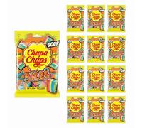 Vellomart Chupa Chups Mini Sour Bite 120g - Tangy Fruity Candy Bites, Kids Treats, Party Sweets, Share Pack (12)