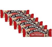 Vellomart Eat Natural Protein Bars 6 x 45g - Healthy Snacking for an Active Lifestyle (6, Dark Chocolate Cranberry And Macadamia)