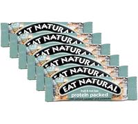 Vellomart Eat Natural Protein Bars 6 x 45g - Healthy Snacking for an Active Lifestyle (6, Peanut Almond & Salted Caramel)
