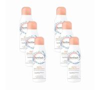 Vellomart Femfresh Daily Deodorant Long Lasting Freshness 125ml x 6 Pack Intimate Care Odour Control