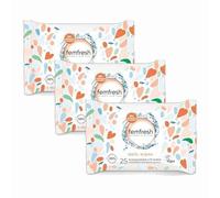 Vellomart Femfresh Daily Intimate Wipes 25’s - Gentle Freshness, pH Balanced, Dermatologically Tested, Everyday Feminine Hygiene (3)