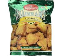Vellomart Haldiiram’s Samosa 200g - Crispy Mini Indian Snack, Spicy & Crunchy Tea-Time Delight, Authentic Haldiram Namkeen, Ready-to-Eat Savory Treat