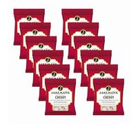 Vellomart Jakemans Cherry Soothing Menthol Lozenges 73g - Throat Relief Drops, Cooling Menthol, Comforting Cherry Flavour, Individually Wrapped, Travel-Friendly Cough Sweets (12)