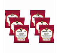 Vellomart Jakemans Cherry Soothing Menthol Lozenges 73g - Throat Relief Drops, Cooling Menthol, Comforting Cherry Flavour, Individually Wrapped, Travel-Friendly Cough Sweets (6)