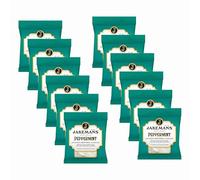 Vellomart Jakemans Peppermint Soothing Menthol Lozenges 73g - Refreshing Breath, Cooling Relief, Sugar-Free Option (12)