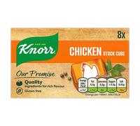 Vellomart Knorr Stock Cubes 8’s (Chicken/Fish/Vegetable/Beef/Lamb) - Individual Flavour Packs, Rich Taste Booster, Premium Seasoning Cubes for Soups, Curries & Everyday Cooking (Chicken)