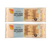 Vellomart Rivercote Rice Crackers 100g x 2 - BBQ, Sweet Chilli, Sour Cream & Onion, Lightly Salted - Crunchy Snack Mix (Lightly Salted)