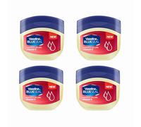 Vellomart Vaseline Petroleum Jelly Blue Seal 50ml x 4 - Aloe Fresh & Vitamin E, Moisturising Skin Protectant, Dry Skin Care, Multipack (Vitamin E)