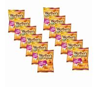 Vellomart Werther’s Original 110g - Creamy Toffees & Soft Caramels, Classic German Sweets, Rich Buttery Candy, Smooth Caramel Treat (12, Soft Caramels)