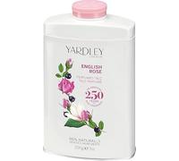 Vellomart Yardley London English Rose Perfumed Talc for Her 200g - Long-Lasting Fragrance, Softening Body Powder, Luxurious Skincare