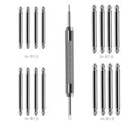 Vellsar 20mm Spring Bar Kit with Removal Tool - Heavy-Duty 316L Pins, Multi-Size 15x20/18x20/15x18/18x22 (B07NQX5PXK)