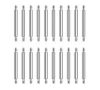 Vellsar Watch Pins Replacement, Heavy Duty Spring Bars Set, Stainless Steel Springbars for Watch Band, Metallic, 20mm