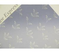Vellum Printed Patterned Sheets 10 x 100gsm A4 19 Designs to Choose Cardmaking (White Leafy Fern AM856)