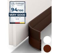 Vellure® Premium Door Draft Excluder Strip - Door Seal for Energy Saving - Quick and Easy Installation - Draught Excluder for bottom of door - Ideal for Keeping Out Cold