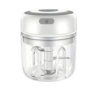 Vellux Electric Mini Food Processor - Portable Rechargeable Food Chopper 250ML, Cordless Vegetable Chopper & Dicer, Mini Food Processor for Onion, Garlic, Nuts, Baby Food, Sauces & Meal Prep