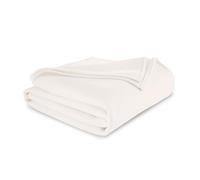 Vellux Queen Size Blanket - All Season Luxury Warm Micro plush Lightweight Thermal Fleece Blankets - Perfect For Couch Bed Sofa - Breathable Bed Blankets Queen Size - Hotel Quality (90x90 Inch, Ivory)