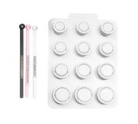 Vellux Ring Size Measuring Tool with Magnifying Glass, Adjustable US, EU & UK Sizer Kit for Accurate Finger Measurement - Ideal for Oura Ring Gen 4 & Jewelry Sizing