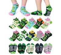 Velmitten 10 Pairs Funny Frog Socks for Women Cartoon Animal Crazy Novelty Ankle Socks Frog Lovers Gifts for for Summer Mother's Day Party Gifts, Multicolor, One size