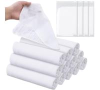Velmitten 12 Pcs Facial Cleansing Muslin Cloths Face Cotton Cloths Reusable Makeup Remover Wipes Individually Wrapped Muslin Washcloths for Skin Care