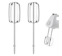 Velnos 2 Pcs Hand Mixer Beater Replacements Compatible with Kenwood HMP30, Electric Hand Blender Beater Parts for Mixing Eggs, Powdered Sugar and Butter