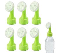 Velnos 6 Pcs Bottle Top Sprinkler Plastic Watering Can Heads for Seedling Cultivation and Vegetable Garden Water Bottles