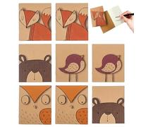 Velnos 8 Pcs Small Notebook Pocket Size Note Pads for Travel Diary Planning Sketches Notes