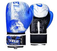 Velo™ Boxing Gloves Pro Training Sparring, Maya Hide Leather, Muay Thai MMA Kickboxing, Men Women Adult, Ventilated Palm, Multi Layered, 8 10 12 14 16 Oz (12oz)