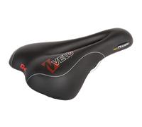 VELO Plush Gel Saddle - Black, L = 270 X W = 174 Mm