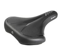 VELO Shock Absorbing XXL 230mm Comfort Foam Trekking Bike/E-Bike Saddle - Black