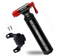 Velo-tool™ CO2 Inflator Bike Pump - Premium Quick & Lightweight With Storage Cylinder to hold 16g Co2 Canister threaded & Bike Bracket - Presta & Schrader Valve Compatible - Mountain, Road & BMX Bikes