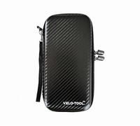 Velo-Tool Large Portable Essentials Case Black EVA Sturdy for All Your Cycling essntials, Store Your Pump,tyre levers,Spare Inner Tube,Phone,Keys,Wallet and othe Small Essentials