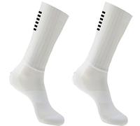 VeloApex Aero Cycling Socks in White 8-11 UK
