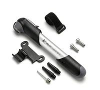 VeloChampion 100PSI Mini Bike Pump for All Bikes, Inflatables & Sport Balls | Portable Presta, Schrader & Dunlop Valve Bicycle Tyre Pump for Road Bike, MTB & Ebike, with Frame Mount & Ball Needle