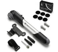 VeloChampion 100PSI Mini Bike Pump for All Bikes, Pump + Repair Patches