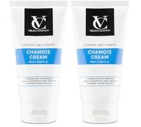 VeloChampion Luxury Chamois Cream for Cyclists, Runners and Athletes | Vegan, Cooling, Hydrating Anti Chafing Cream| Reduces Friction and Rubbing | Suitable for Men & Women (Pack of 2)