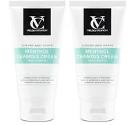 VeloChampion Luxury Chamois Cream for Cyclists, Runners and Athletes | Vegan, Cooling, Hydrating Anti Chafing Cream| Reduces Friction and Rubbing | Suitable for Men & Women (Pack of 2)