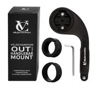 VeloChampion Out Front Bike GPS Computer Mount Compatible with Garmin Edge, Explore, Solar and MTB Models. Suitable for Handlebar widths up to 36mm. For 130, 540, 820, 830, 840, 1030