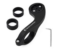 VeloChampion Out Front Bike Handlebar Mount Compatible with Garmin or Wahoo Bicycle GPS Computers. Fits Handlebar Widths 25.4-35mm (Garmin Mount)