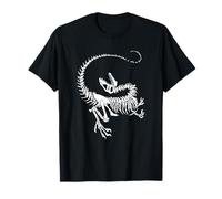 Velociraptor Dinosaur Fossil Skeleton Paleontology T-Shirt