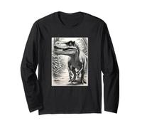 Velociraptor Dinosaur Long Sleeve T-Shirt