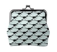 Velociraptor Dinosaur Printing Minimalist Lightweight Wallet for School and Work Commutes,Concerts Travel Kit Wallet